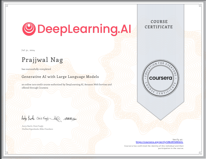 Generative AI with Large Language Models